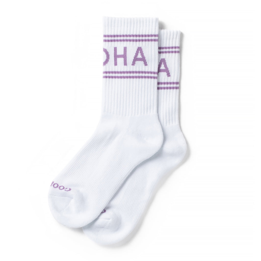 Crew Socks | ALOHA Stripe