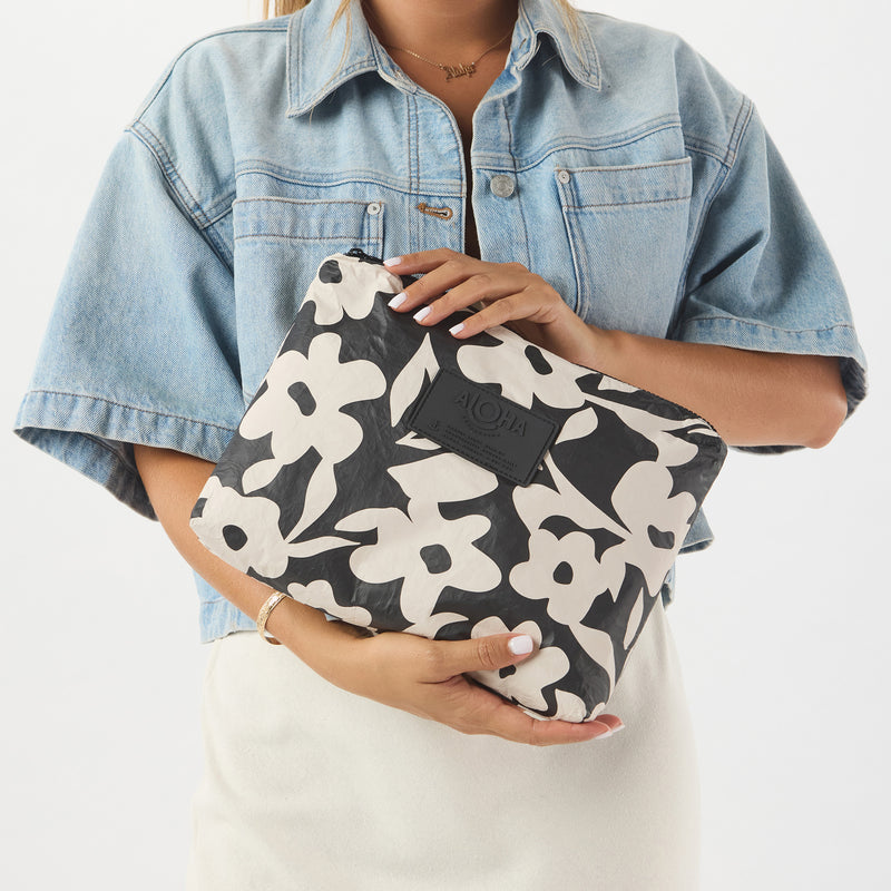 Mid Pouch | Fall Flowers