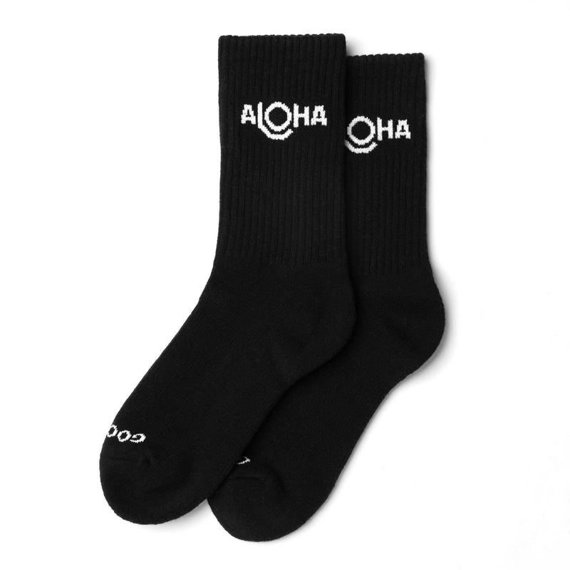 Crew Socks | ALOHA Logo