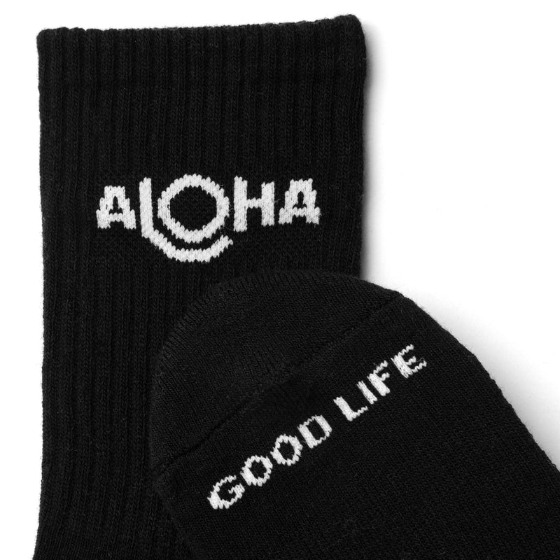 Crew Socks | ALOHA Logo