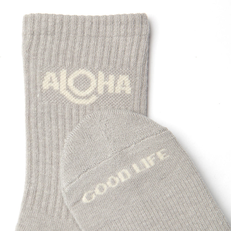 Crew Socks | ALOHA Logo