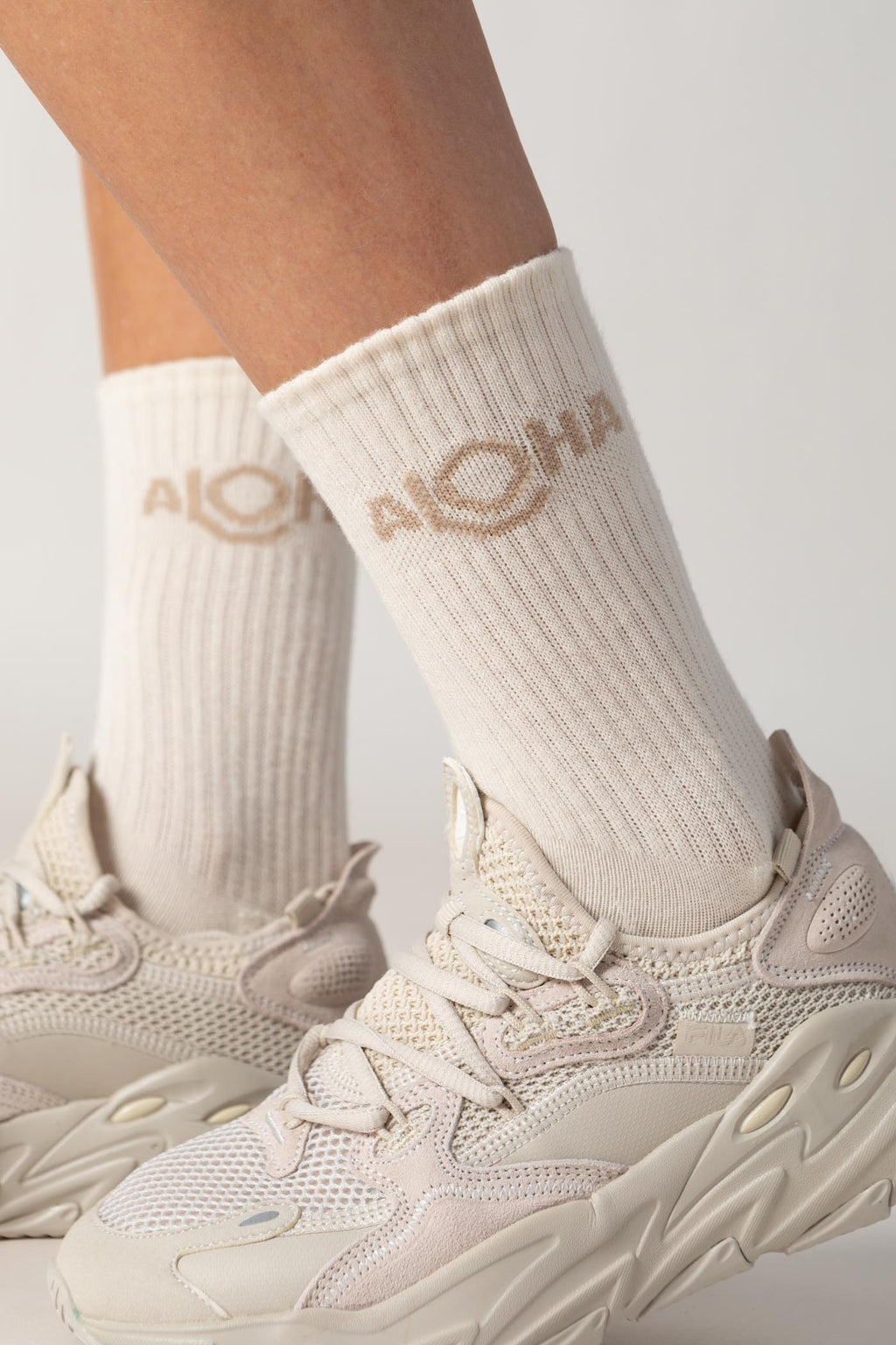Crew Socks | ALOHA Logo