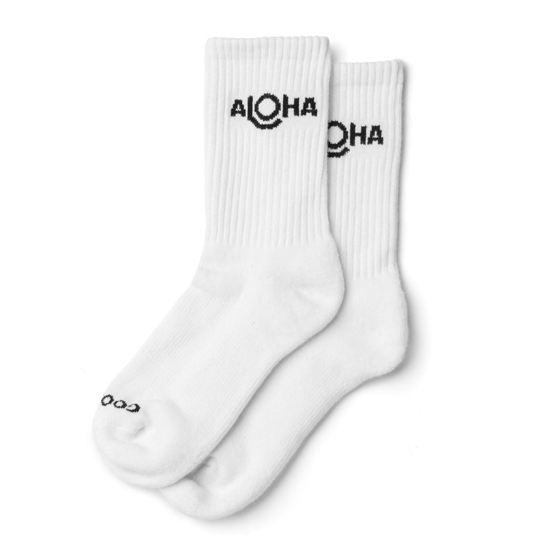 Crew Socks | ALOHA Logo