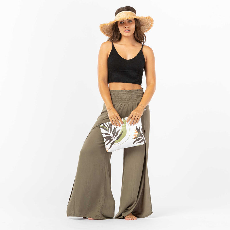 Mid Pouch | Painted Birds - Front 1